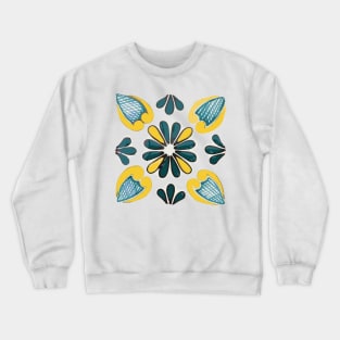 Talavera Green & Gold Crewneck Sweatshirt